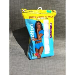 Fruit of the Loom Cotton Briefs 12/Pk WH Sz 9/2X NWT